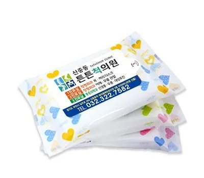 하트광고 3종 물티슈 10매~20매