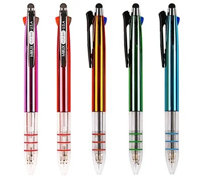 밀룩스5in1 멀티투명 UV 볼펜