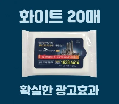 클린데이 전도용 물티슈  20매
