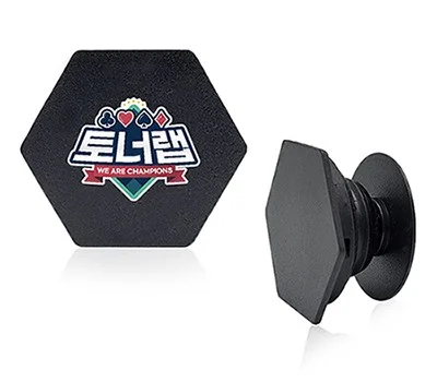 육각 모던 스마트톡 칼라인쇄 블랙