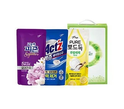 피죤 액츠 퓨어 3종