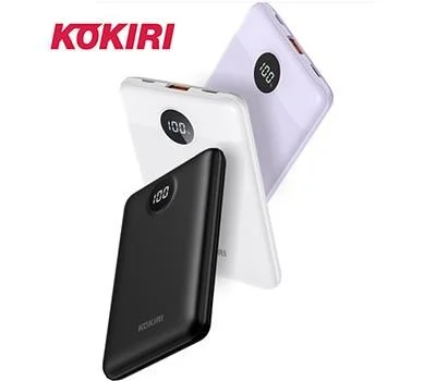코끼리 미니 LCD 2포트고속 보조배터리 10000mA