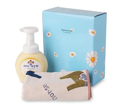 아이 깨끗해 핸드워시 250ml 북유럽풍 순면핸드타월