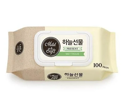 하늘선물 휴대용 물티슈 100매