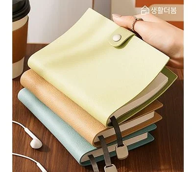 생활더봄 가죽 다이어리 A5 고급 선물 패키지