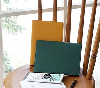 클래식레더 A5메모패드기본형_크라프트케이스