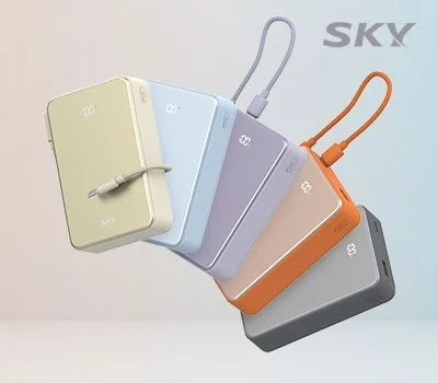 스카이 필 20000mAh 보조배터리 케이블세트