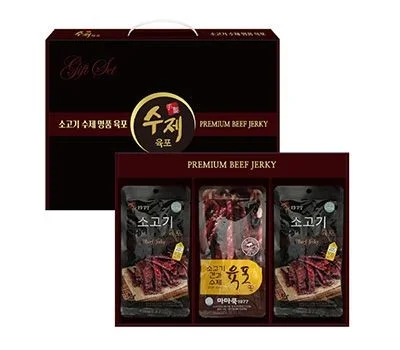 마마쿡1977 수제 육포 5종 선물세트 소고기견과