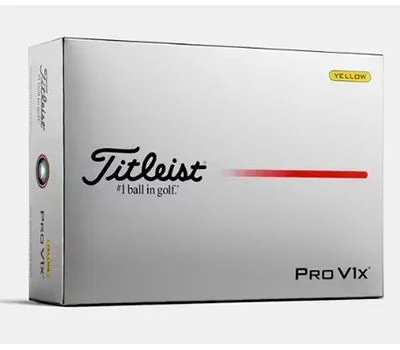 타이틀리스트 PRO V1x 12구 옐로우 골프공